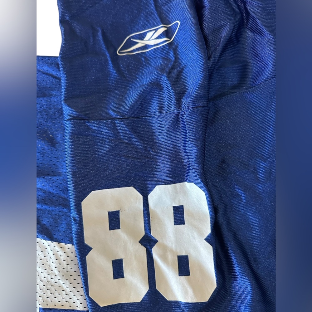 New York Giants Ike Hilliard #88 Vintage Blue Reebok NFL Football Jersey Size XL - Picture 5 of 8